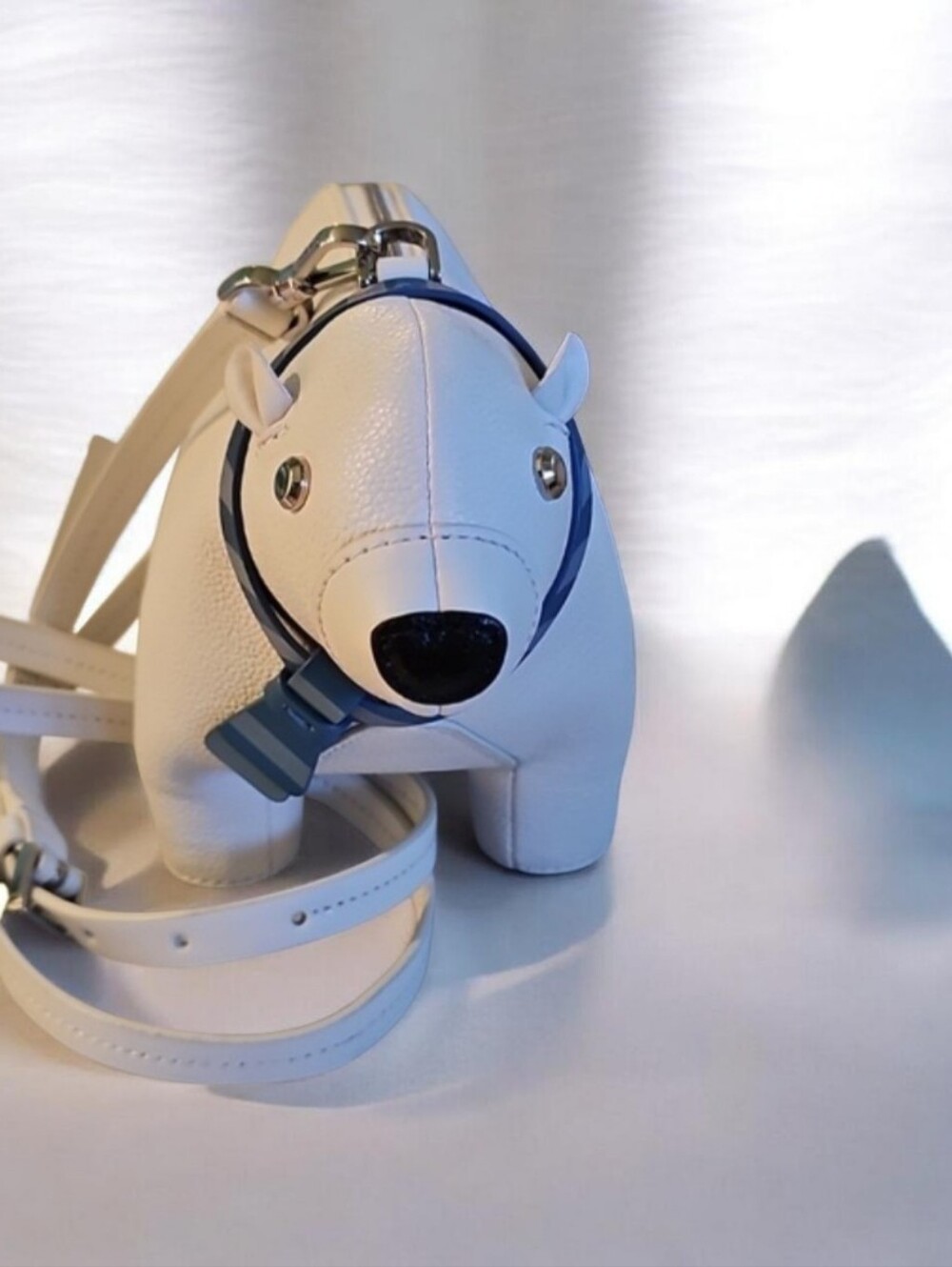 Kate Spade Artic Friends White Polar Bear Novelty Crossbody Bag & Mini Bear - Picture 3 of 16